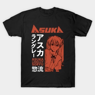 Asuka Langley Soryu 6 Anime Manga Aesthetic T-Shirt